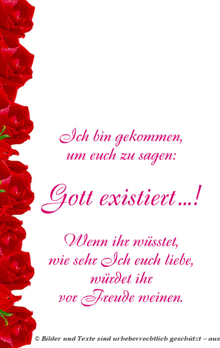 Gott existiert